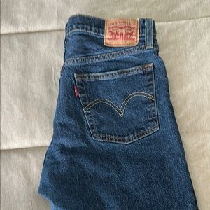 Levi's Blue Straight Jeans Timeless Style